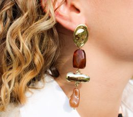 Boucles Nessa marron