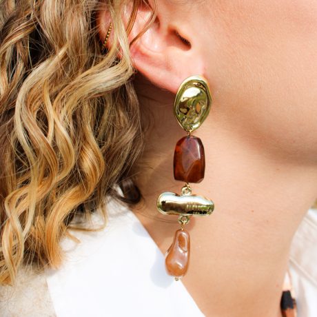 Boucles Nessa marron