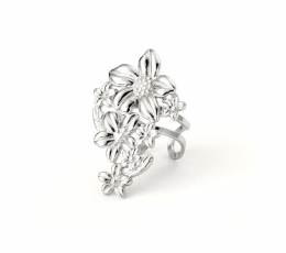 Bague Alice argentée