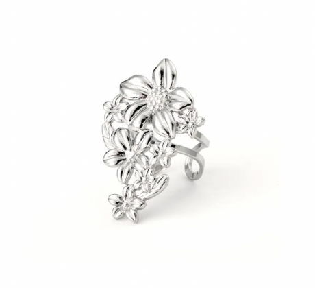 Bague Alice argentée