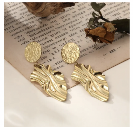 Boucles Charlotte dorées