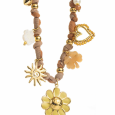 Collier Piana beige