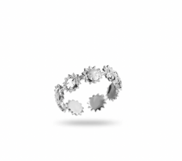 Bague Helios argentée